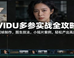 VIDU多参实战全攻略：海螺首尾帧制作，图生技法，小短片案例，轻松产出高质量短片