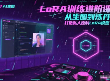 LoRA训练进阶课,从生图到炼丹,打造私人定制LoRA模型